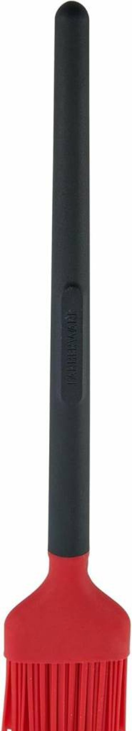Farberware 11.1-Inch Red and Black Silicone Basting Brush for Barbecue Grilling