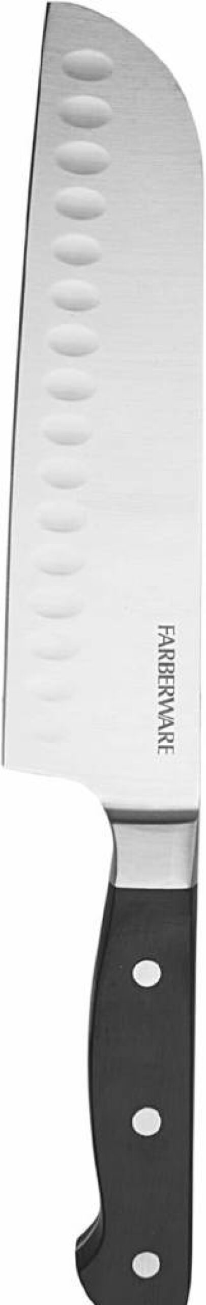 Farberware 7-Inch Santoku Knife - Classic Forged Stainless Steel Blade for Precision Cutting