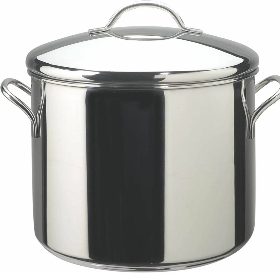 Farberware 2.75 Quart Stainless Steel Saute Pan with Lid, Silver - Classic Fry Pan for Even Heating & Durable Cooking